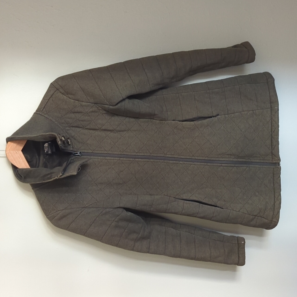 North face olive green coat size M